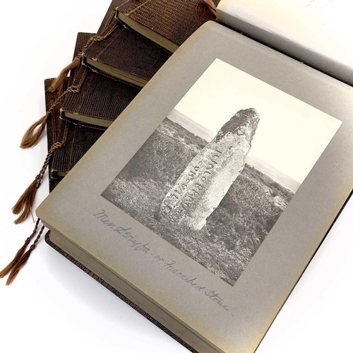 19 - Gibsons of Scilly, six albums of high quality original photographic prints. The matching set of hard... 