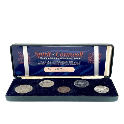 192 - A South Crofty Collection limited edition commemorative coin set. 'Spirit of Cornwall - The Cornish ... 