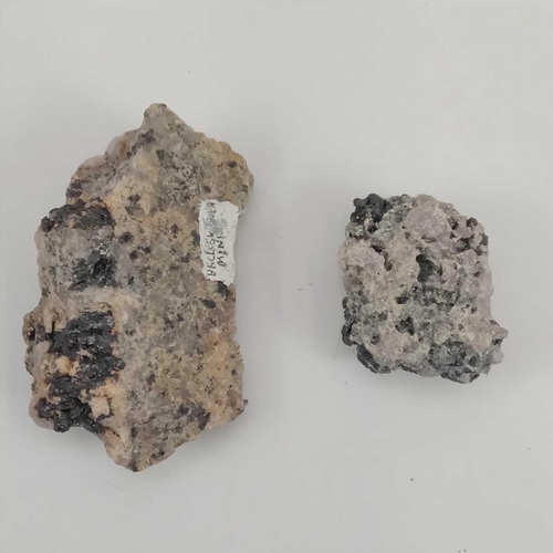 198 - Two cassiterite specimens from Baleswidden Mine, St Just. The largest 8.5cm x 5.5cm (irregular). Thi... 