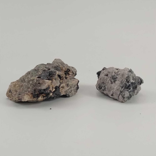 198 - Two cassiterite specimens from Baleswidden Mine, St Just. The largest 8.5cm x 5.5cm (irregular). Thi... 