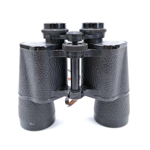 20 - Carl Zeiss Jena Telarem 18x 50 binoculars. Circa 1930s with three colour filters, original leather c... 