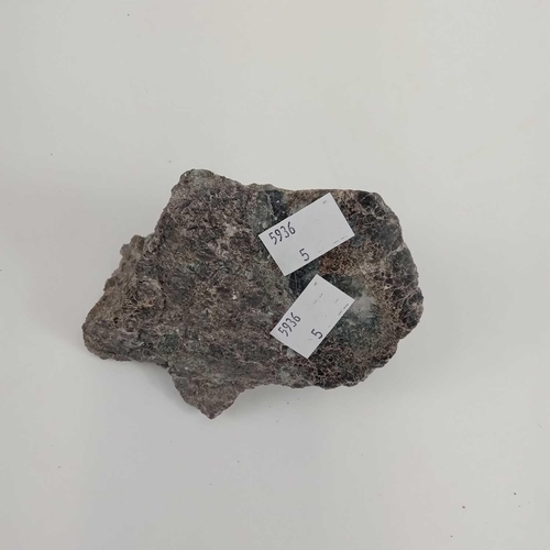 205 - A very heavy old time specimen of cassiterite from Wheal Kitty, St Agnes. 13cm x 10cm x 8cm. This la... 