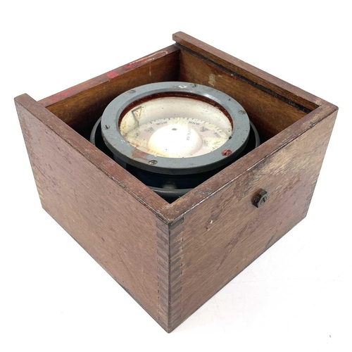 235 - A Sestral compass on a gimbal mount serial number B4/31439L/64. In a fitted box with a slide lid com... 