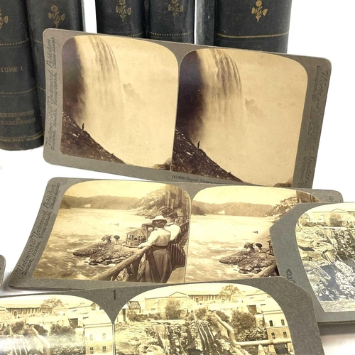 237 - Underwood & Underwood Stereoscope cards. Including Studies Through the Stereoscope in 2 vols, Studie... 