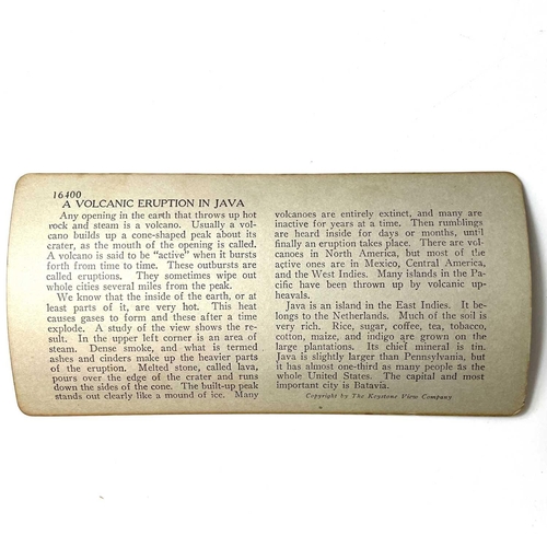 238 - Keystone View Stereographic Libary cards. Including Tour of the World 2 vols, World War 2 vols, and ... 