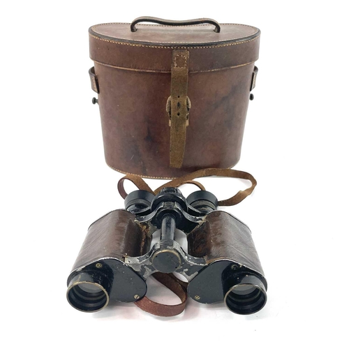 240 - A pair of Bausch & Lomb military stereo binoculars 6 x 30. Together with a pair of Ross London Stepn... 