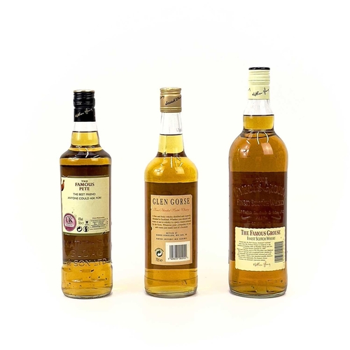 251 - A bottle of Glen Gorse fine blended whiskey. Together with five other bottles of Scotch whiskey. (6)