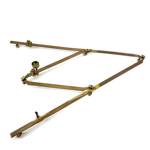 269 - A 19th century brass pantograph by Charles Baker. With fitted mahogany case inscribed Baker 244 High... 