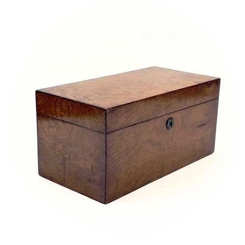 27 - A 19th century pollard oak box. Height 15cm, width 31cm, depth 15.5cm. Together with contents of cur... 