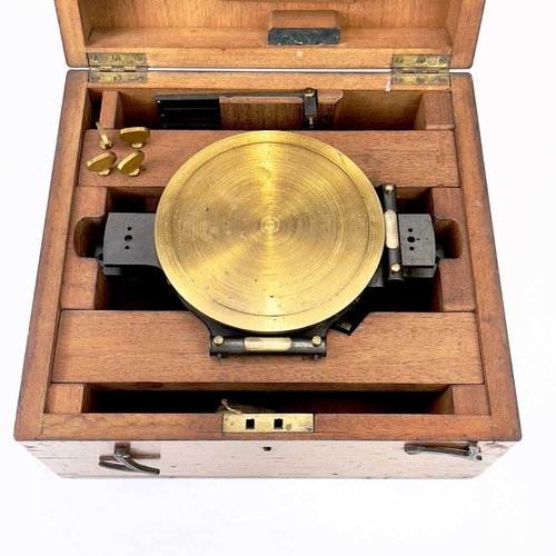 280 - A late 19th century Henderson's miners dial made by E.T Newton & Son Ltd Camborne. With fitted box a... 