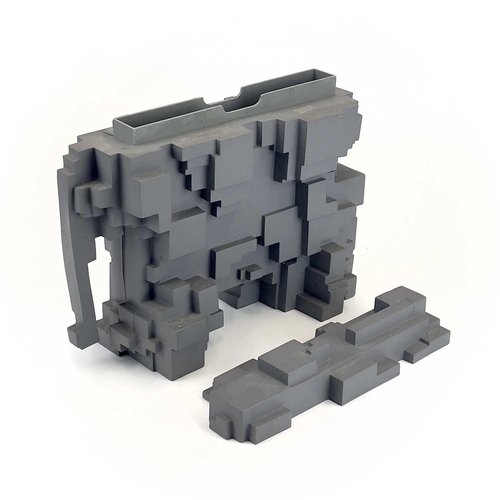 500 - Sir Eduardo Paolozzi (1924-2005) A moulded container 'Elephant' for Nairn Floors Ltd. Signed to the ... 