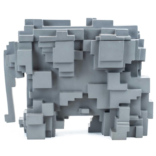 500 - Sir Eduardo Paolozzi (1924-2005) A moulded container 'Elephant' for Nairn Floors Ltd. Signed to the ... 