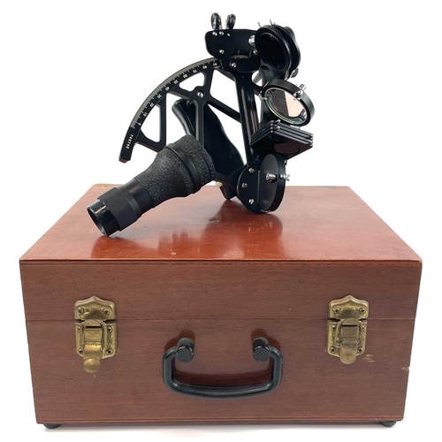 52 - A Chinese Astra IIIB marine sextant. Cased, width 34cm.