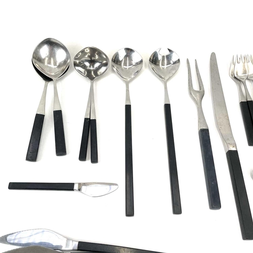 540 - A part DDKF Lundtofte cutlery set by Tias Eckhoff for Dansk Knivfabrik. Together with a set of A Mic... 