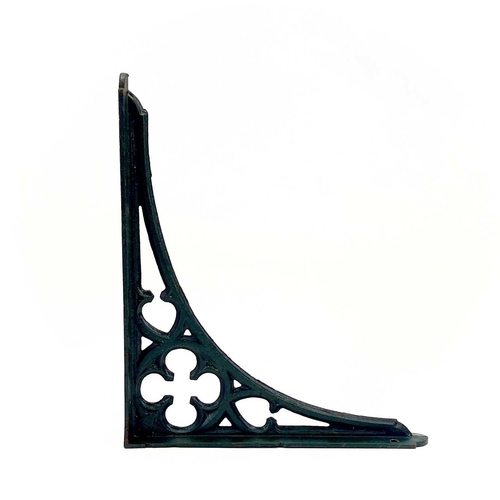 55 - A group of ten Victorian style cast iron wall brackets. 20th century, each 30X25.5cm.