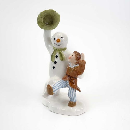 851 - A Beswick pottery group of the Snowman and James. Height 14cm together with A Beswick pottery figure... 