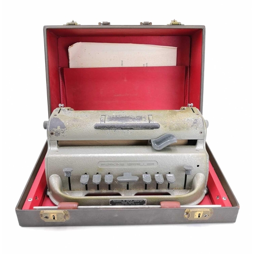 86 - A Perkins Brailler designed by David Abraham for Howe Press in original case. 1: Together with a V.L... 