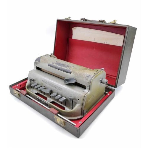 86 - A Perkins Brailler designed by David Abraham for Howe Press in original case. 1: Together with a V.L... 