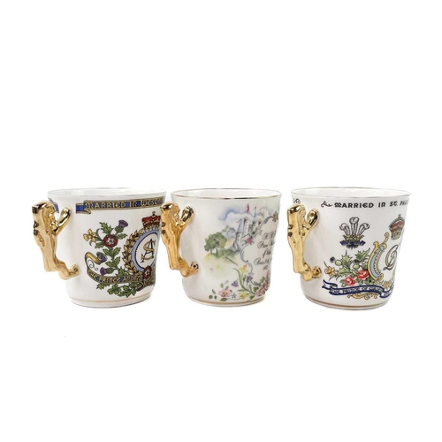 915 - A Paragon loving cup commemorating the marriage of the Prince of Wales and Lady Diana Spencer Height... 