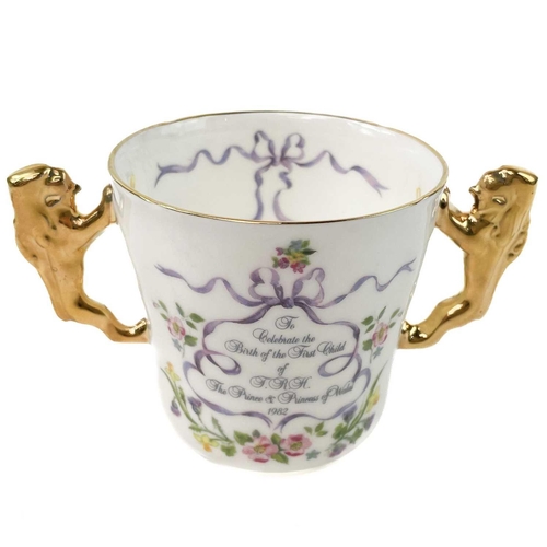 915 - A Paragon loving cup commemorating the marriage of the Prince of Wales and Lady Diana Spencer Height... 