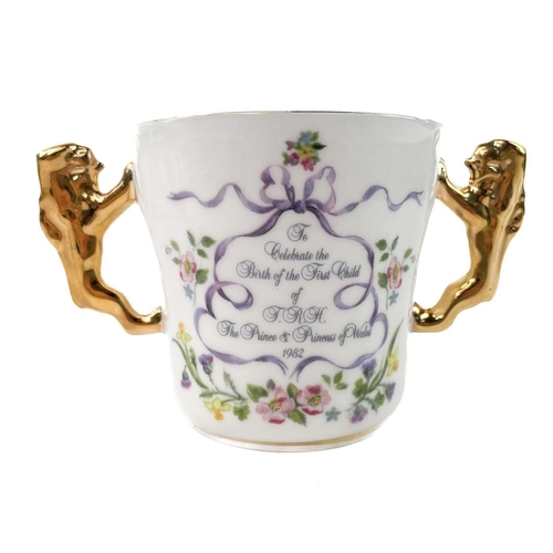 915 - A Paragon loving cup commemorating the marriage of the Prince of Wales and Lady Diana Spencer Height... 