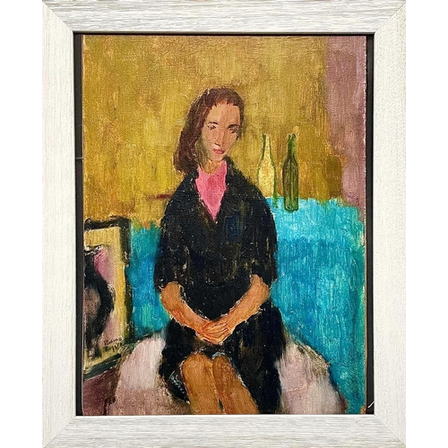 11 - Rosina ROGERS (1918-2011) Anne-Marie Oil on board, signed, 34 x 24.5cm.