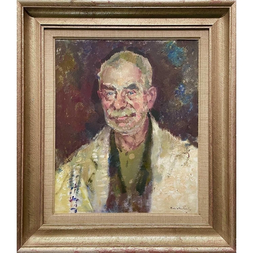 111 - Richard Creed WEATHERBY (act.c. 1919-c.1940) Portrait of Richard Govier Oil on board, signed, 44 x 3... 