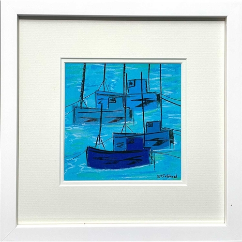 148 - Stephen FELSTEAD (1957) Newlyn Sardines Pastel on paper, signed, further signed, inscribed and dated... 