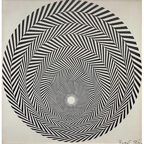 167 - After Bridget RILEY (1931) Blaze 4  Two prints Each signed within the print Each 38 x 37cm Provenanc... 