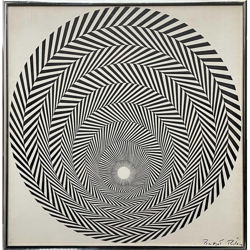 167 - After Bridget RILEY (1931) Blaze 4  Two prints Each signed within the print Each 38 x 37cm Provenanc... 