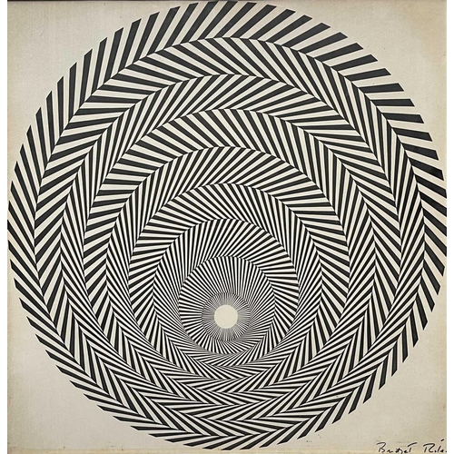 167 - After Bridget RILEY (1931) Blaze 4  Two prints Each signed within the print Each 38 x 37cm Provenanc... 