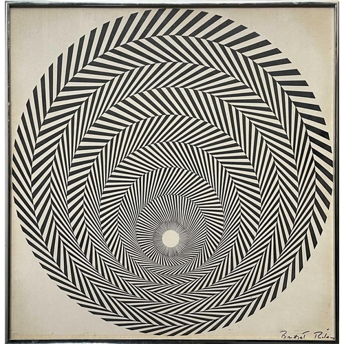 167 - After Bridget RILEY (1931) Blaze 4  Two prints Each signed within the print Each 38 x 37cm Provenanc... 