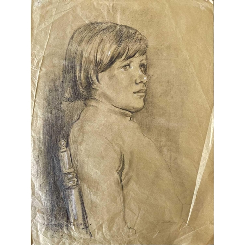 174 - Leonard John FULLER (1891-1973) Joanna, 1963 Graphite on paper, signed, inscribed and dated 1963, 76... 