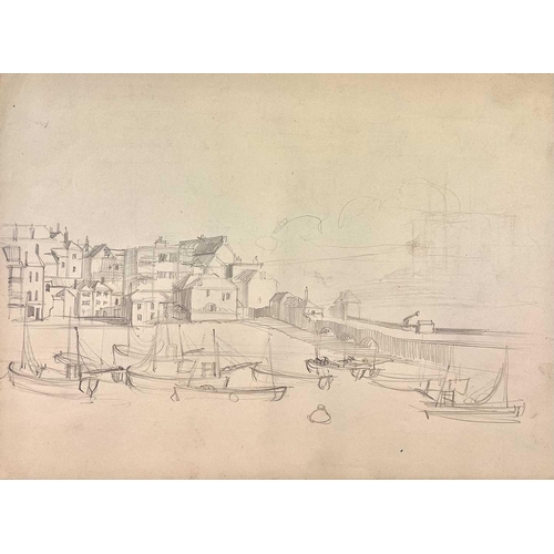 285 - Bernard NINNES (1899-1971) A collection of thirteen sketches of St Ives Pencil on paper, largest pie... 