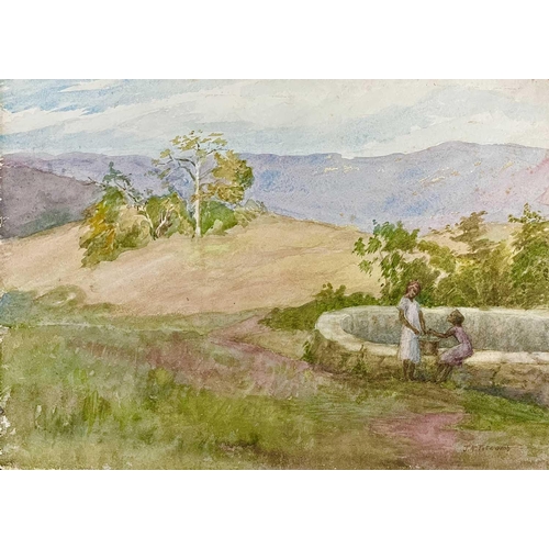 295 - William Holt Yates TITCOMB (1859-1930) and J A TITCOMB Two watercolours William Holt Yates TITCOMB (... 