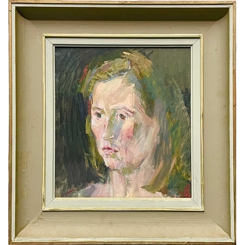 299 - William TUDOR (1920-1990) Mary Rose II Oil on board, signed, further signed to verso, 27.5 x 25cm. W... 