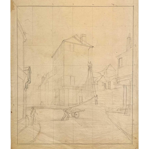 303 - Bernard NINNES (1899-1971) Various loose drawings and prints. Largest piece 58 x 39cm.