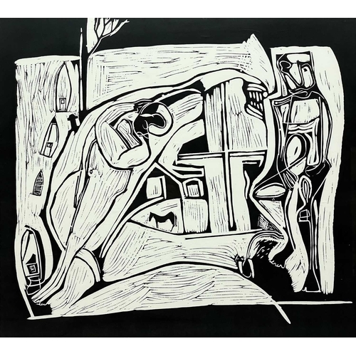 328 - After Peter LANYON (1918-1964) Two reproduction prints of 'The Returned Seaman' from the 1973 Penwit... 