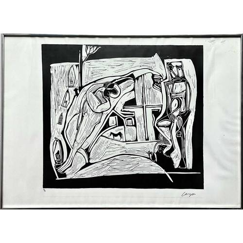 328 - After Peter LANYON (1918-1964) Two reproduction prints of 'The Returned Seaman' from the 1973 Penwit... 