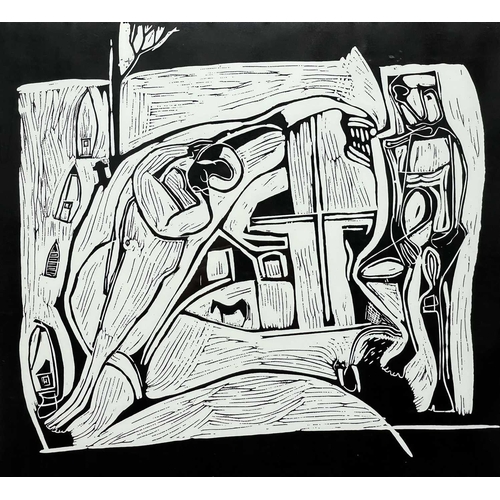 328 - After Peter LANYON (1918-1964) Two reproduction prints of 'The Returned Seaman' from the 1973 Penwit... 