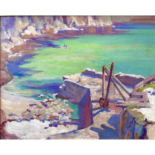 33 - Stanley Horace GARDINER (1887-1952) Lamorna Quay  Oil on canvas Signed 41 x 51cm Exhibited - Penlee ... 