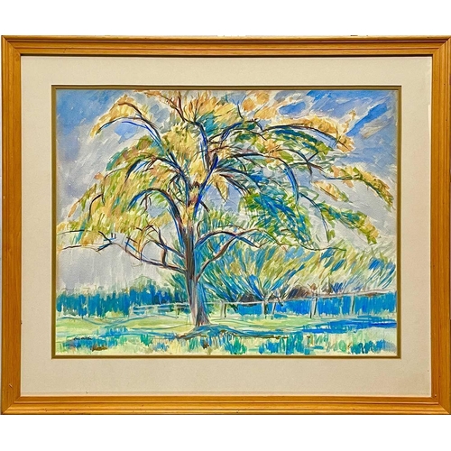 334 - Eric HILLER (c.1892-1964) Autumn Tree Watercolour, signed, 49 x 63cm. Co-director, with Charles BREA... 