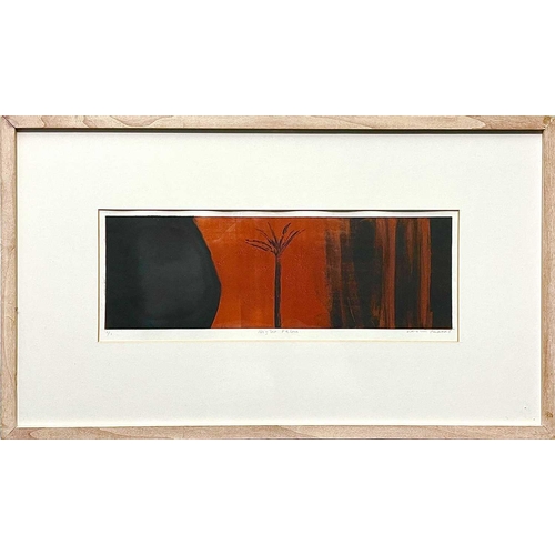 366 - Naomi FREARS (1963) Night Palm  Monotype, signed and inscribed, image size 13.2 x 41cm.This piece is... 