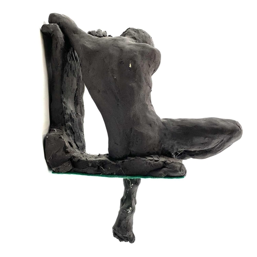 408 - Tim WAYNE Male figure bookend Ceramic, 33 x 24cm. Provenance: From part of the 'Male Form Falmouth' ... 