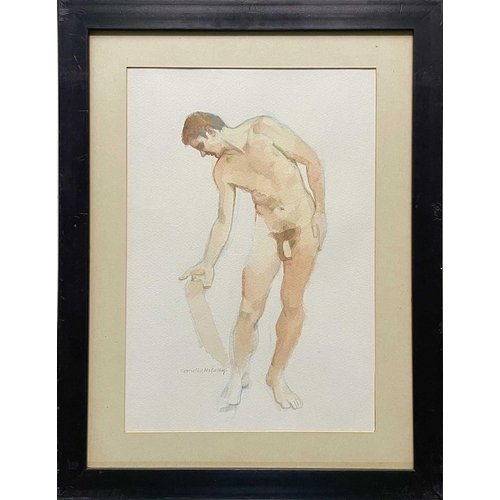 431 - Cornelius MCCARTHY (1935-2009) Two works Figure with a towel (c.1970), watercolour, signed, 33 x 22.... 