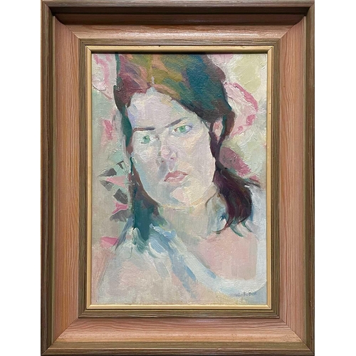 468 - William TUDOR (1920-1990) Nina I Oil on board, signed, 40 x 27.5cm. William Tudor was the Principal ... 