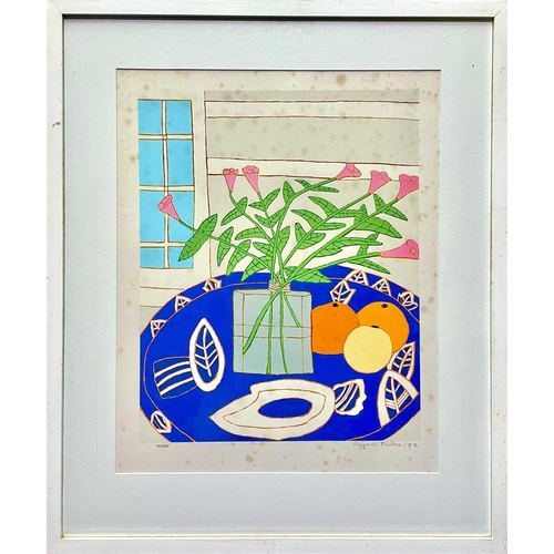 47 - Bryan PEARCE (1929-2006) Still Life Screenprint, signed and dated '82, numbered 44/90, image size 44... 