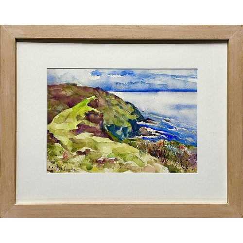 478 - Paul HOARE (XX-XXI) Still Sea Pendeen. Mixed media, signed, 22 x 31.5cm.