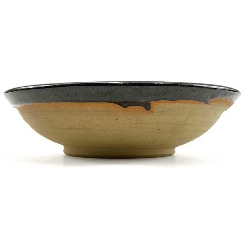 513 - Scott MARSHALL (1936-2008) Bowl Stoneware, impressed makers mark to base, 32cm.