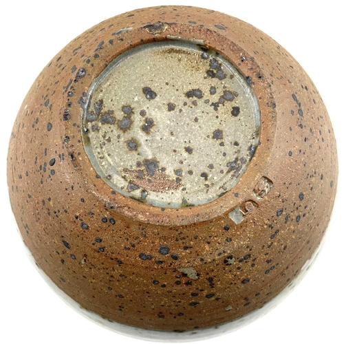 515 - Jason WASON (1946) Globular vessel Stoneware, impressed personal and Leach Pottery seal to base, 22c... 